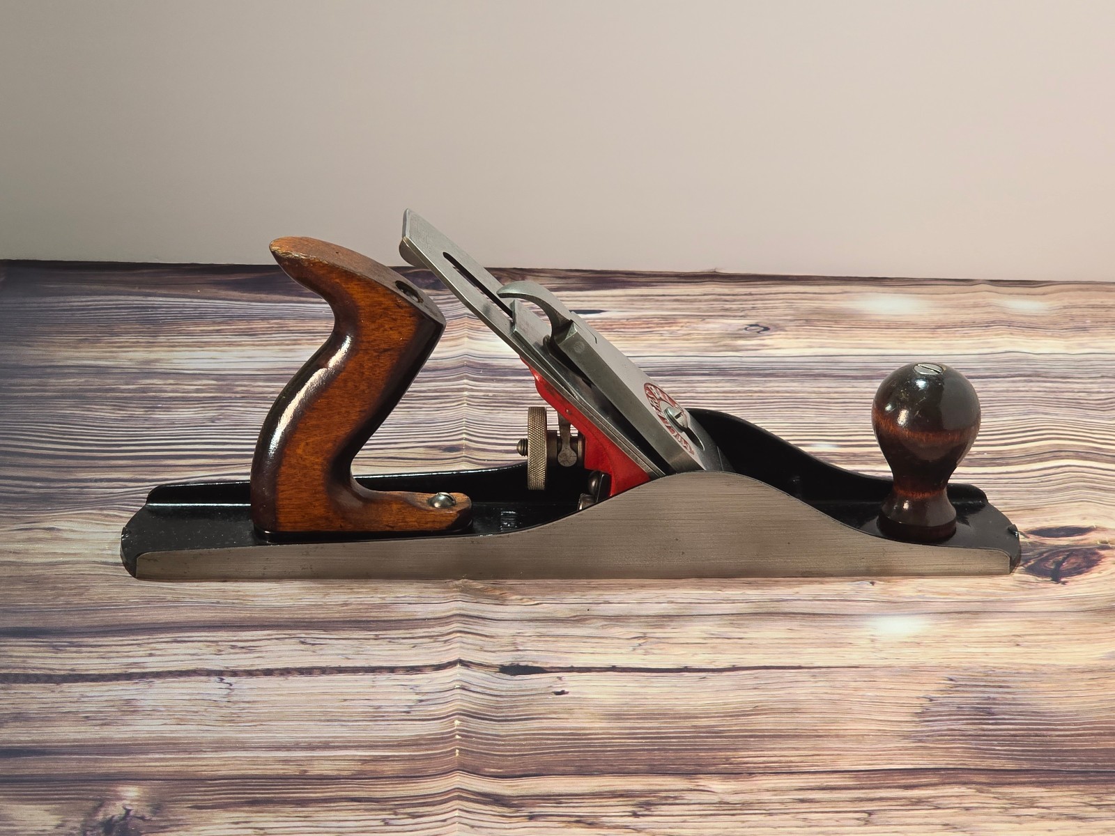 #59 1949 1952 Vintage MILLERS FALLS NO 14 Type 2 Wood Plane SUPER CLEAN