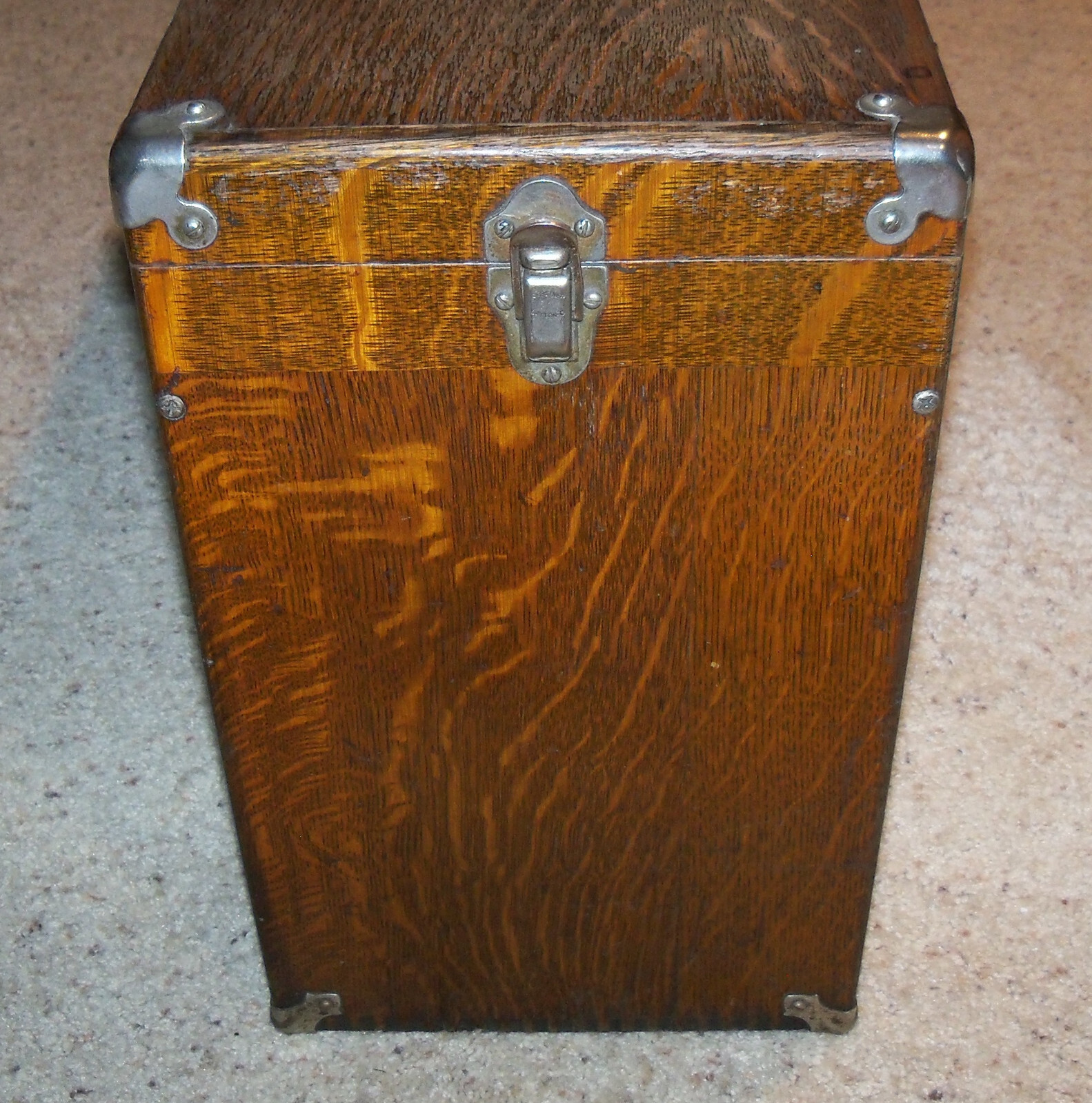 Vintage 11 Drawer Wood Gerstner Machinist Tool Chest Box, Model 052, 52, Oak 26″