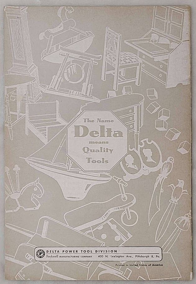Practical Delta Projects Book 14 No 4514 Woodworking Manual Vintage