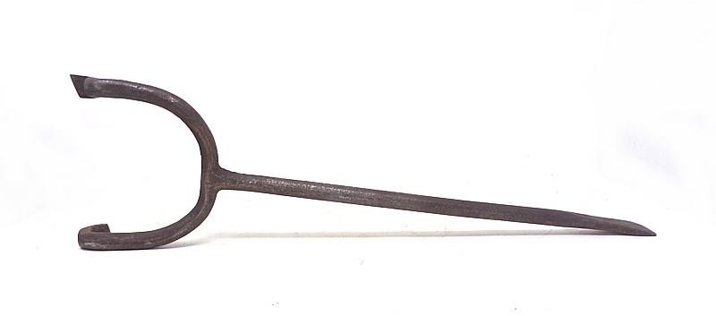 BLACKSMITH-MADE COOPER’S FLAGGING TOOL – 21 1/4″ L. – FROM SET COOPER’S TOOLS (C
