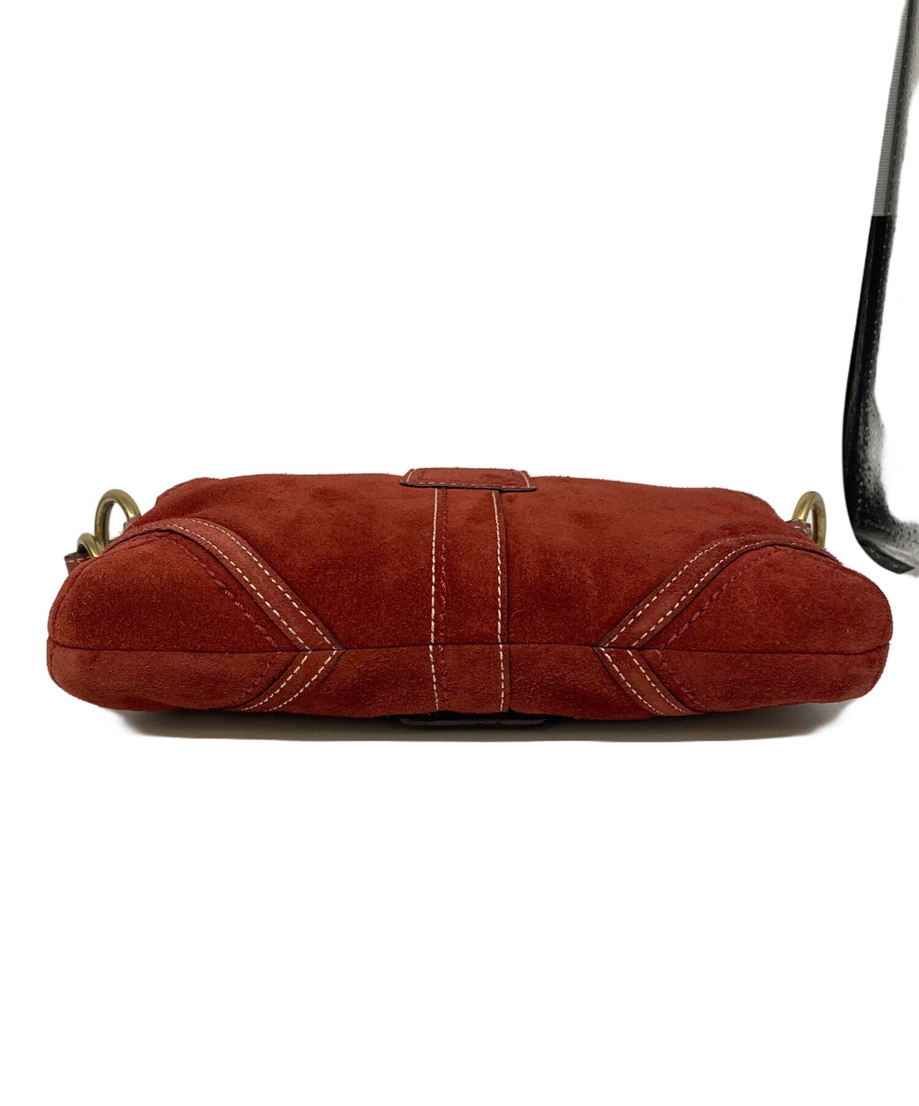 COACH Shoulder Bag 10060 Red 13cm x 26cm x 4cm Used Women’s Handbag