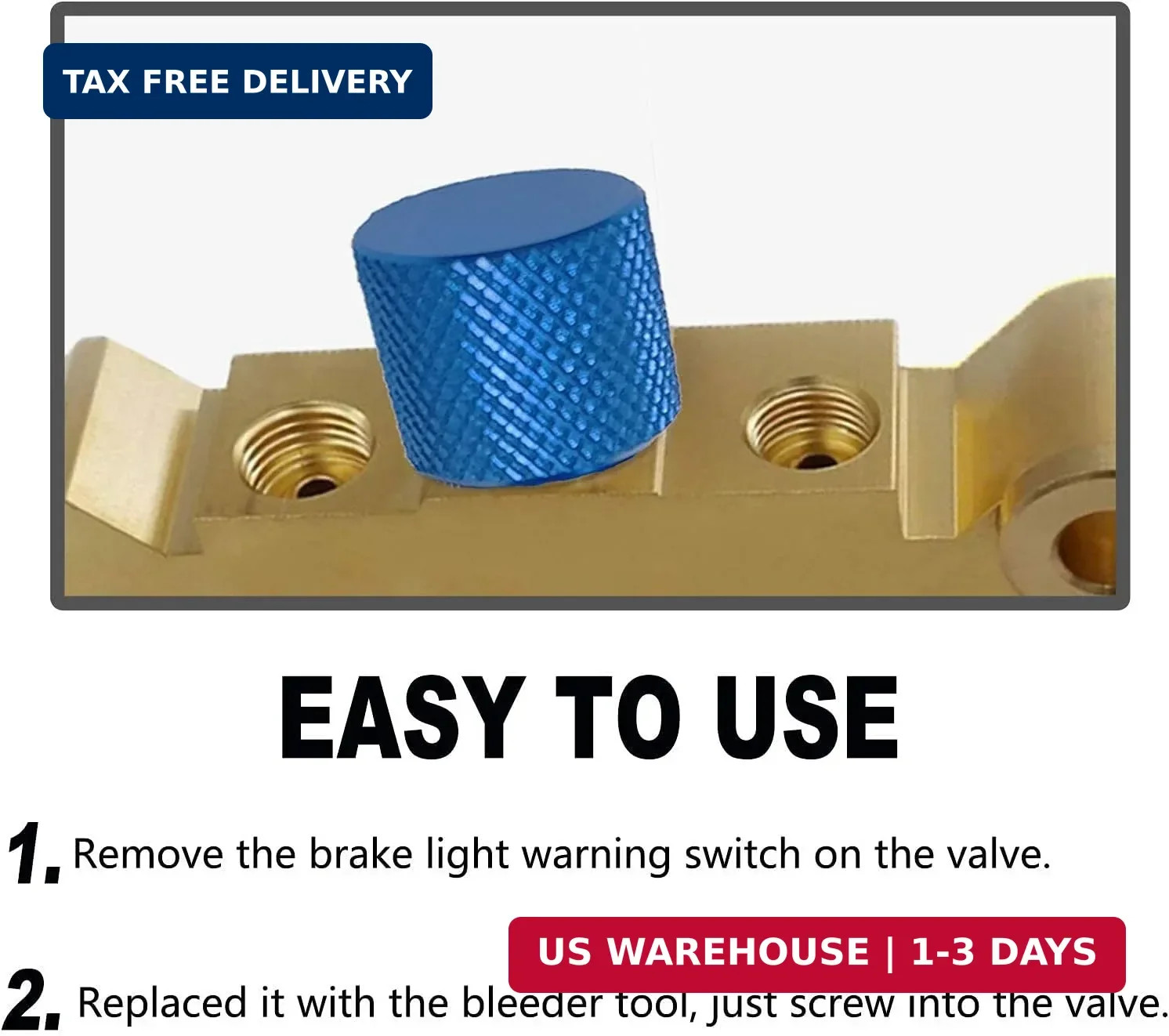 Brake Proportioning Valve Bleeder Tool, Valve Bleeding Tool Compatible with GM C