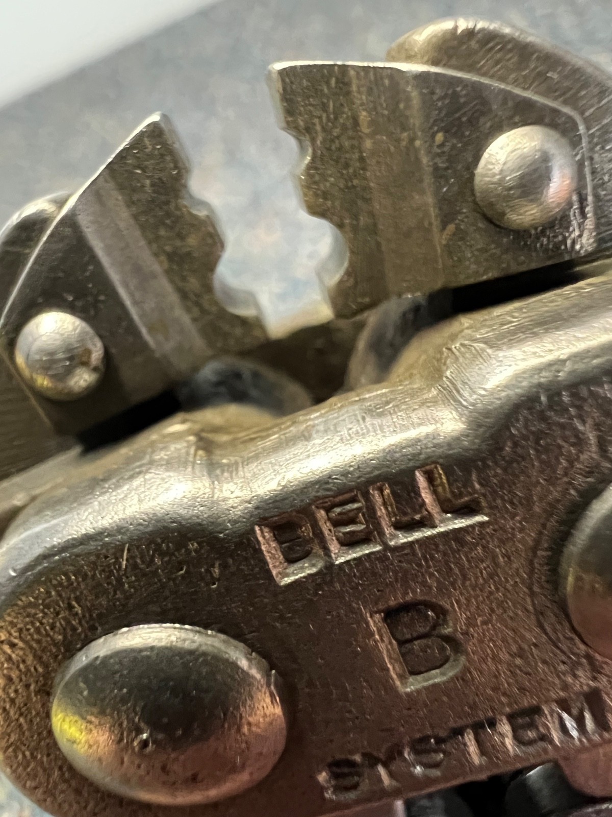 Vtg HKP Bell System “B” crimp tool, 6″, excellent condition