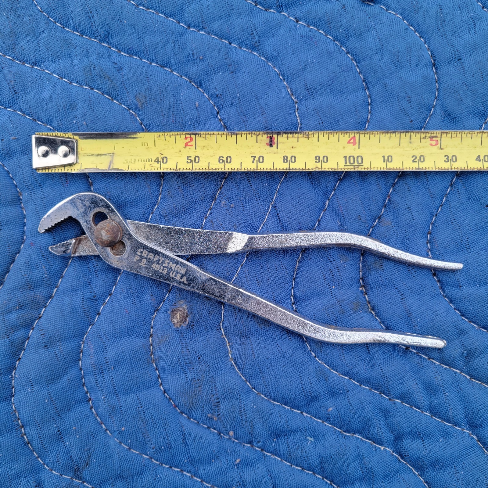 CRAFTSMAN Small 5” Slip Joint Channel Lock Pliers Made In The USA Vintage