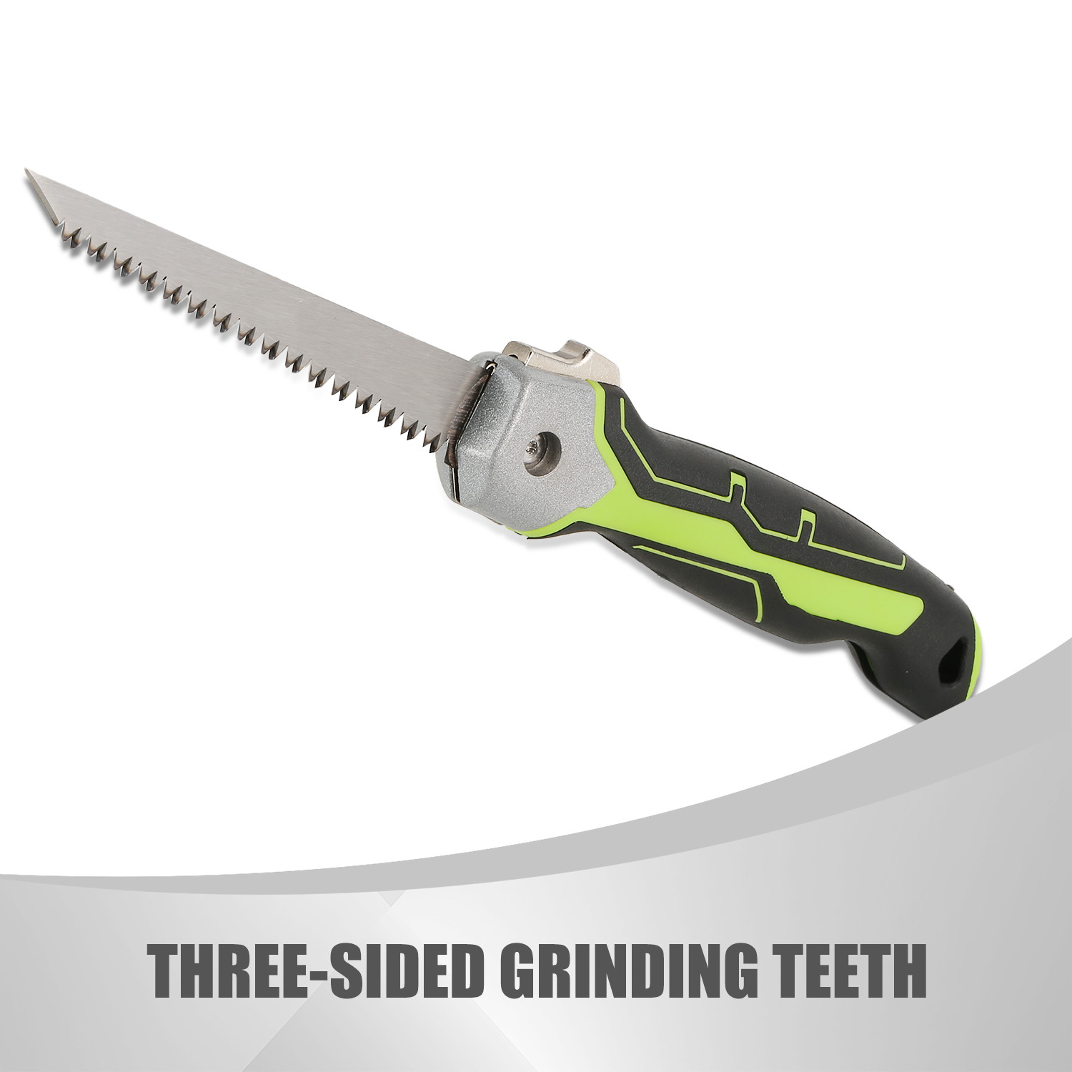 5″ Folding Plywood Drywall Saw Jab Saw Hand Saw Soft Grip Handle Sheetrock Saw