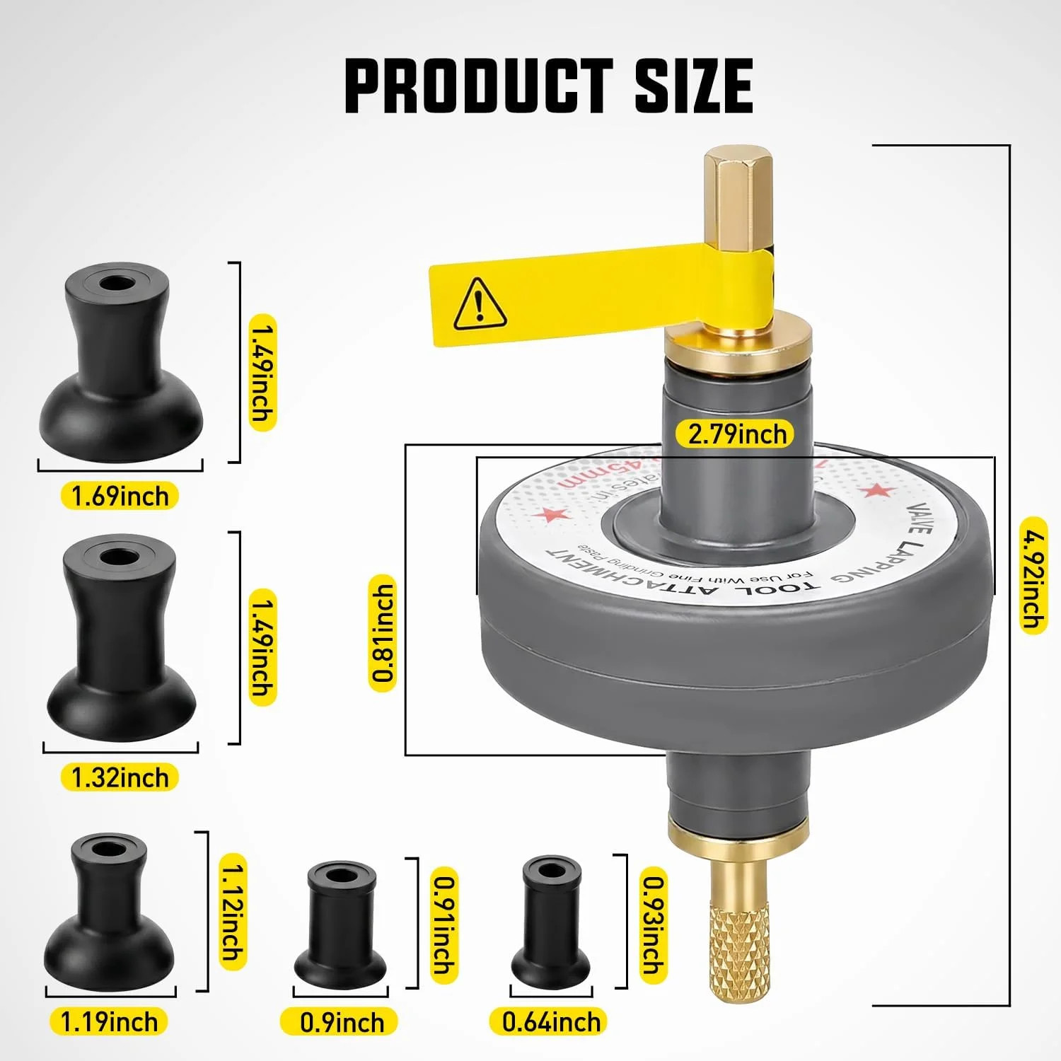 Valve Lapping Tool Kit Universal Valve Lapping Attachment for Car Agricutral Veh