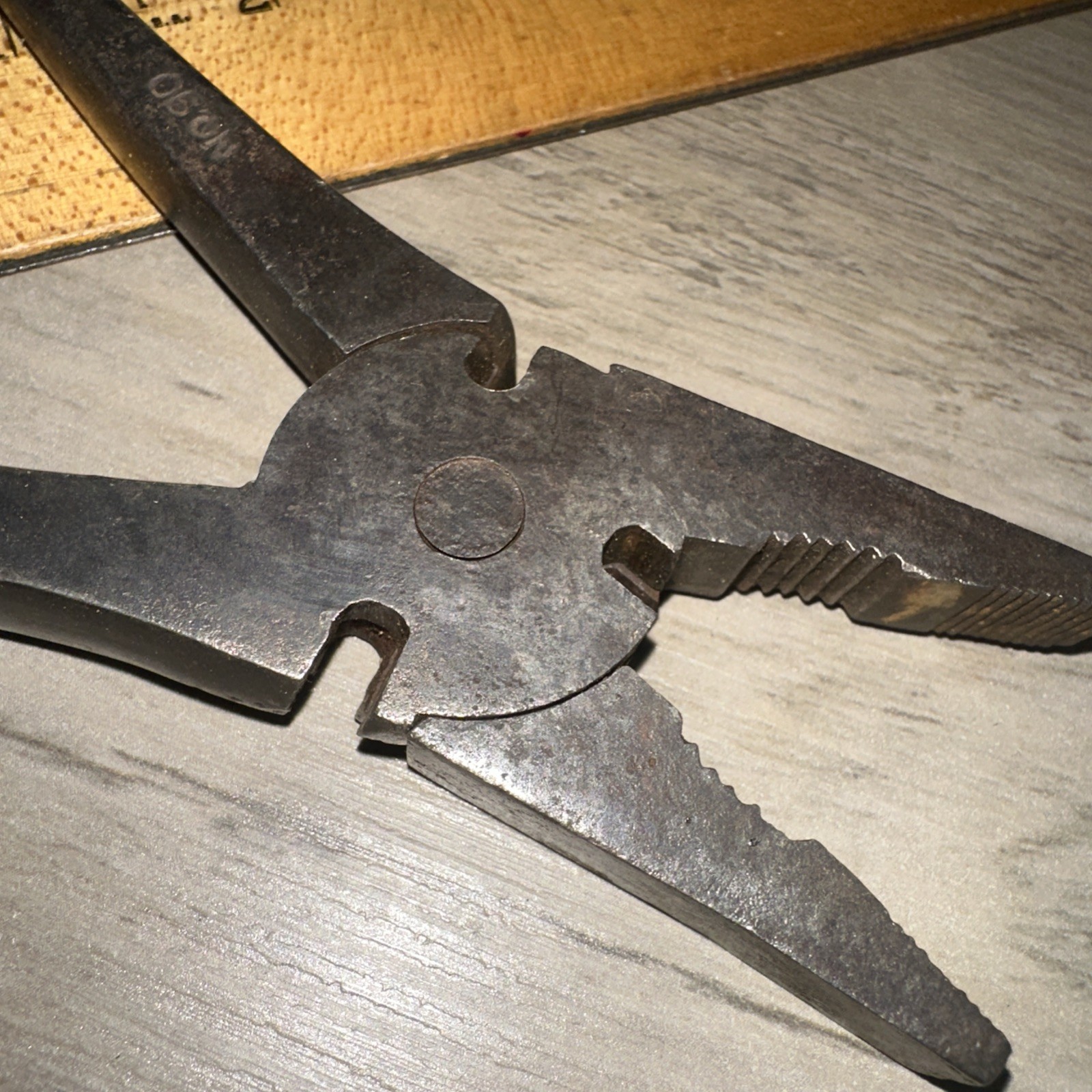 Lot Of 3 Old Pliers, Continental, Peck Stow & Wilcox, Hapewe