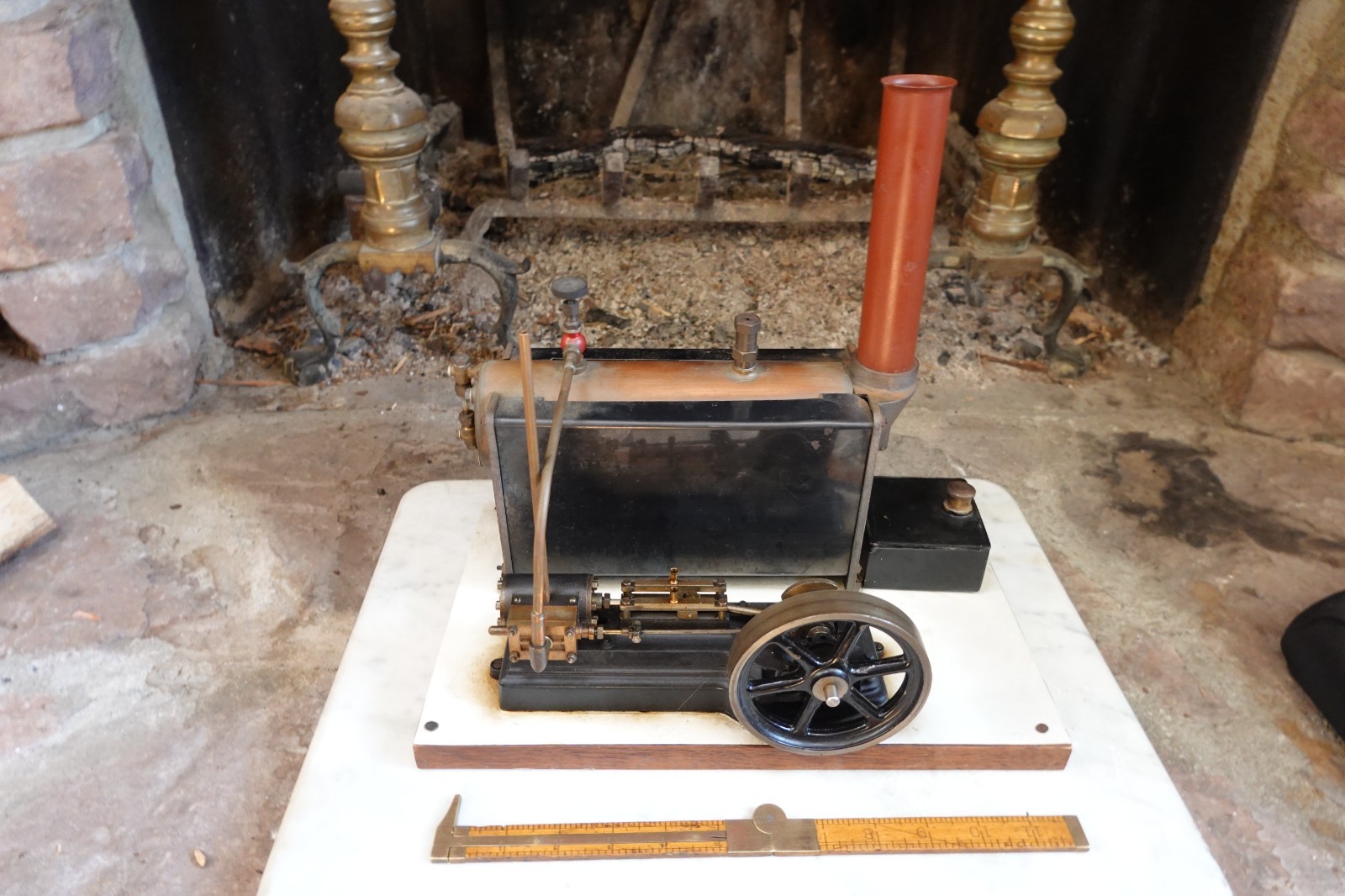 Vintage STUART S-50 LIVE STEAM ENGINE W/501 STEAM BOILER HIT-MISS-ENGINE