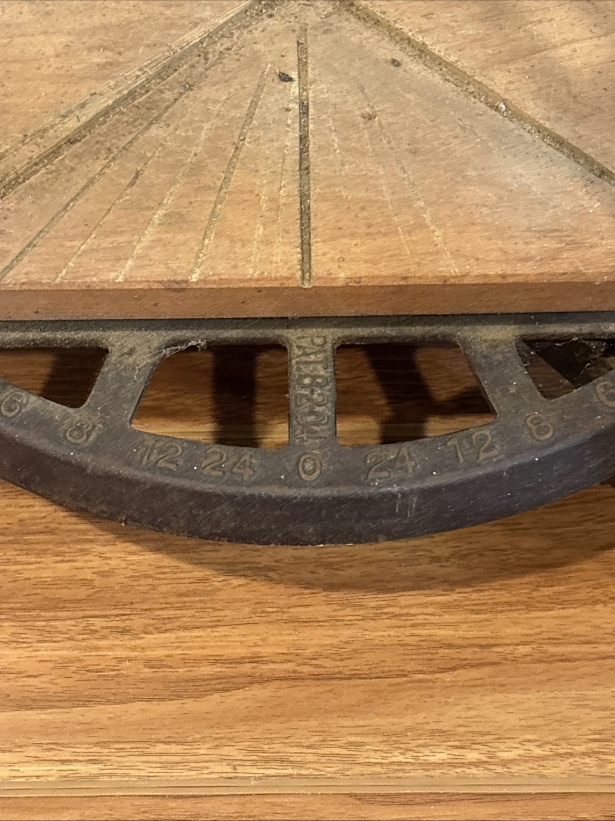 Antique Henry Disston & Son Miter Saw With Cast Iron Miter Box
