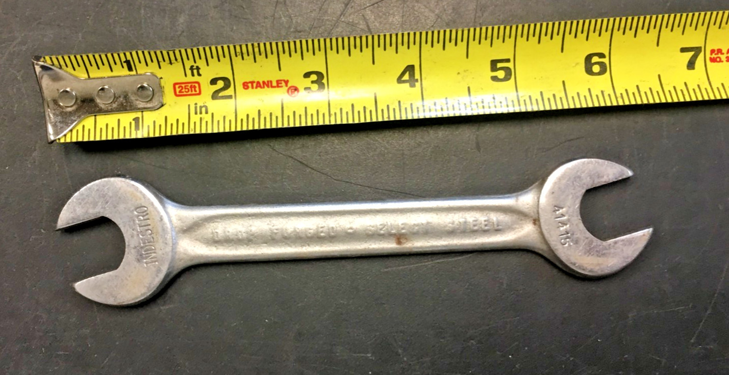 Indestro 15MM, 14MM, Double Open-End Wrench 41415, USA, VINTAGE