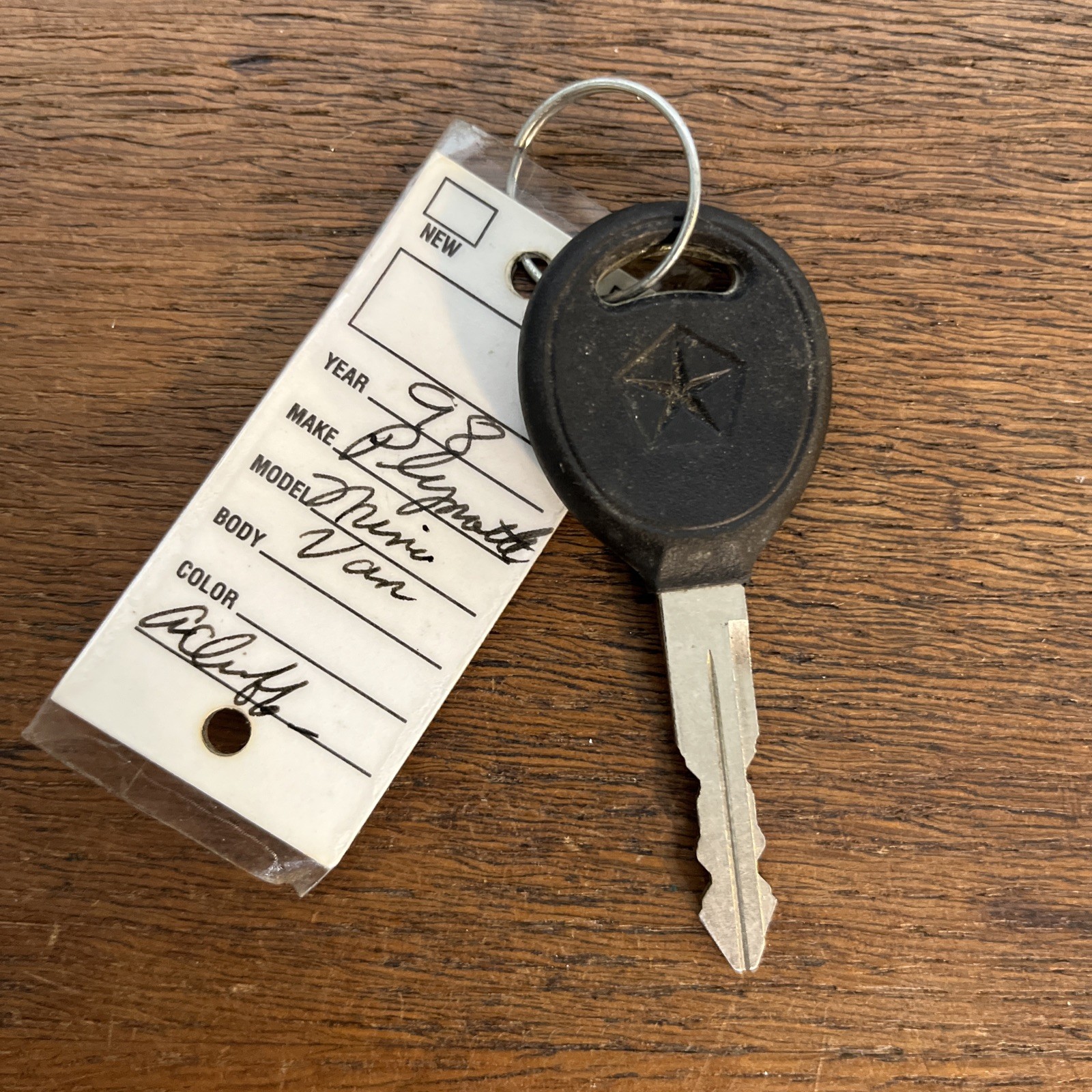 Vintage Set of Automotive Keys Lot of 1 Ford 1998 Chrysler Plymouth Minivan