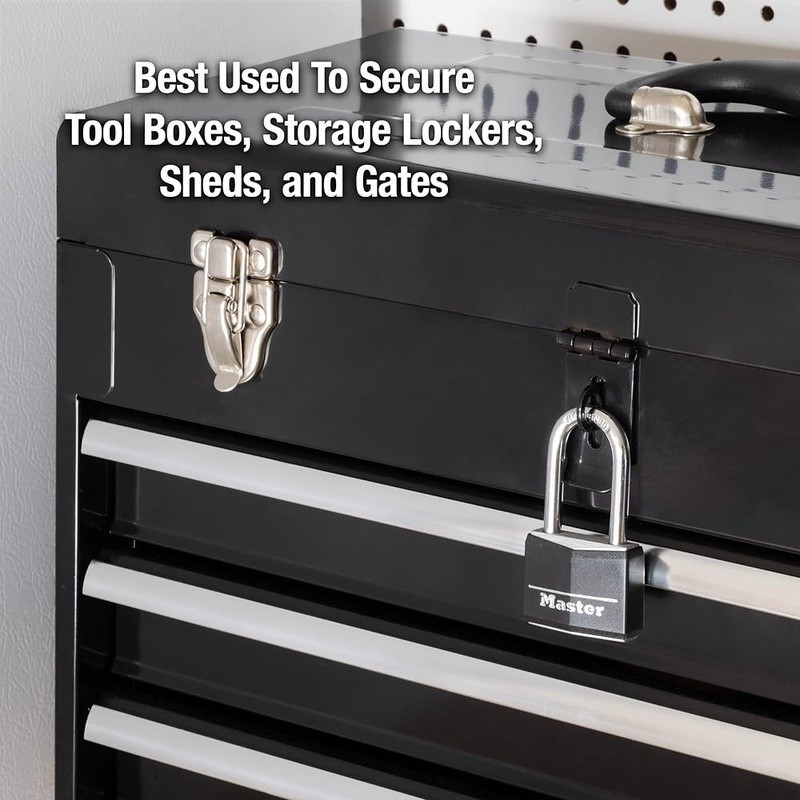 Indoor Outdoor Padlock Key Lock Shed Gate Storage Security Durable Alloy Steel
