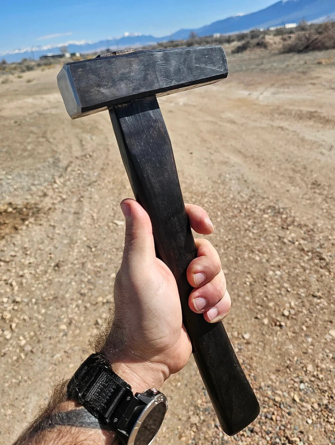 Japanese Bladesmithing Hammer 3 Ibs Iron Hammer Best Gift Dad For Blacksmiths