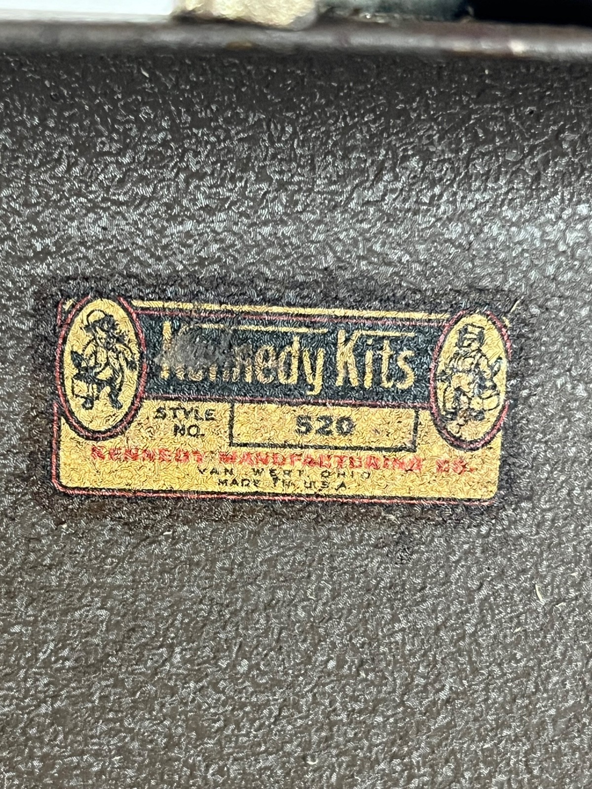 Vintage Kennedy Kits Style 520 Machinist Tool Box – Brown Wrinkle 7 Drawer USA