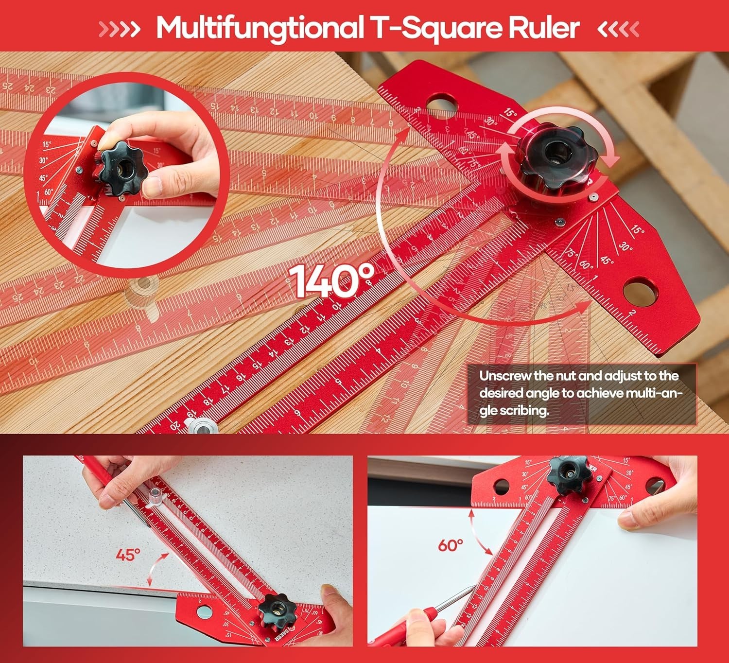 Adjustable Woodworking Scriber Marking Line