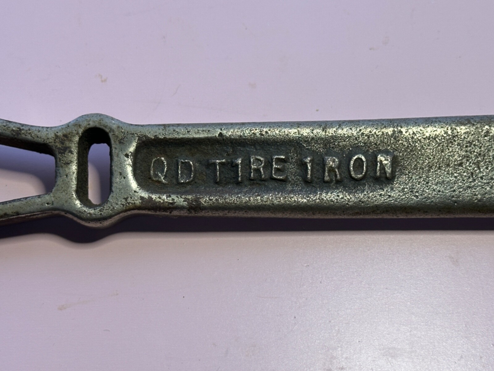 RARE ANTIQUE QD Balloon Tire Iron Repair Bead Breaker Spreader
