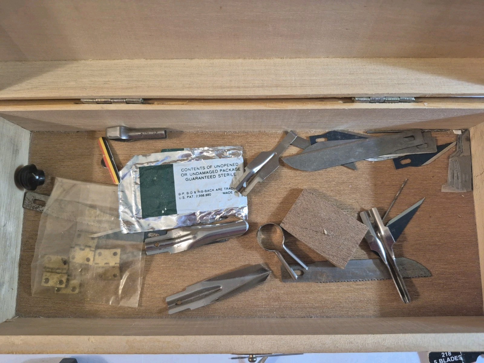 Vintage X-ACTO Woodcarving Set in Wooden Box Variety of Tools, Blades, Planers+