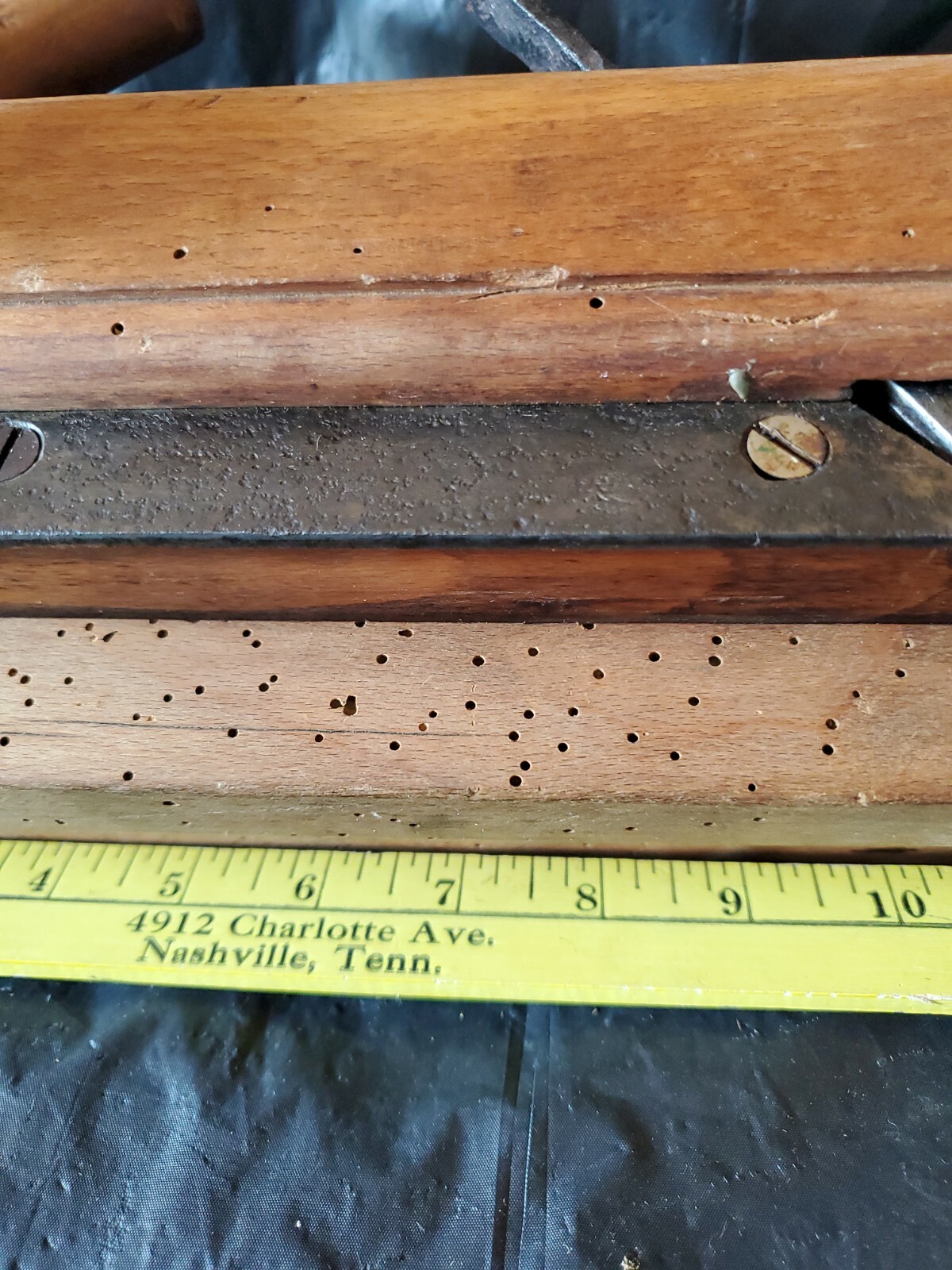 Antique “JOHN BELL PHILAD” Complex WOODEN COMBINATION MOLDING PLANE