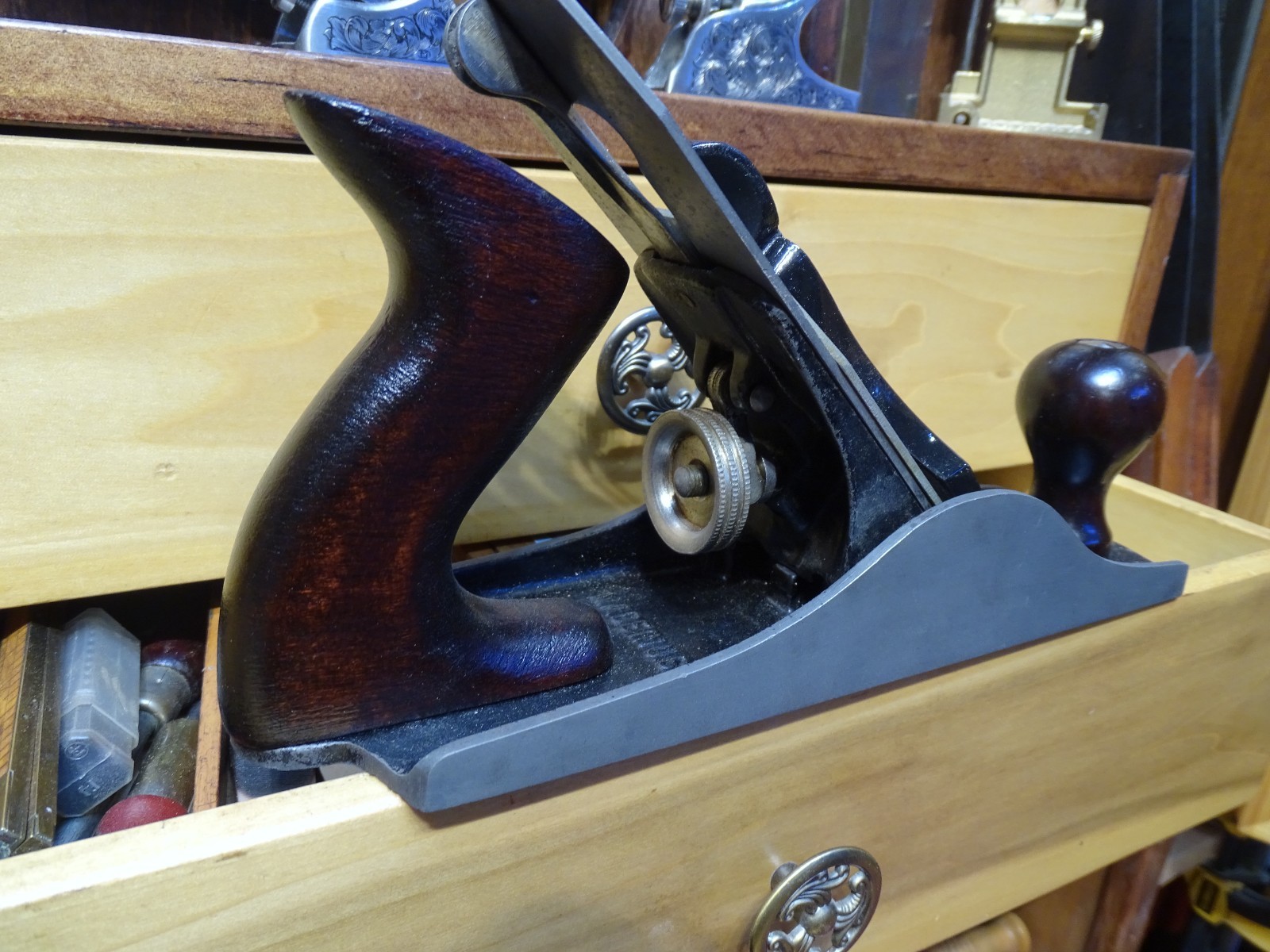 Shapleigh Hardware Diamond Edge Gold Logo DE-4 Plane Restored