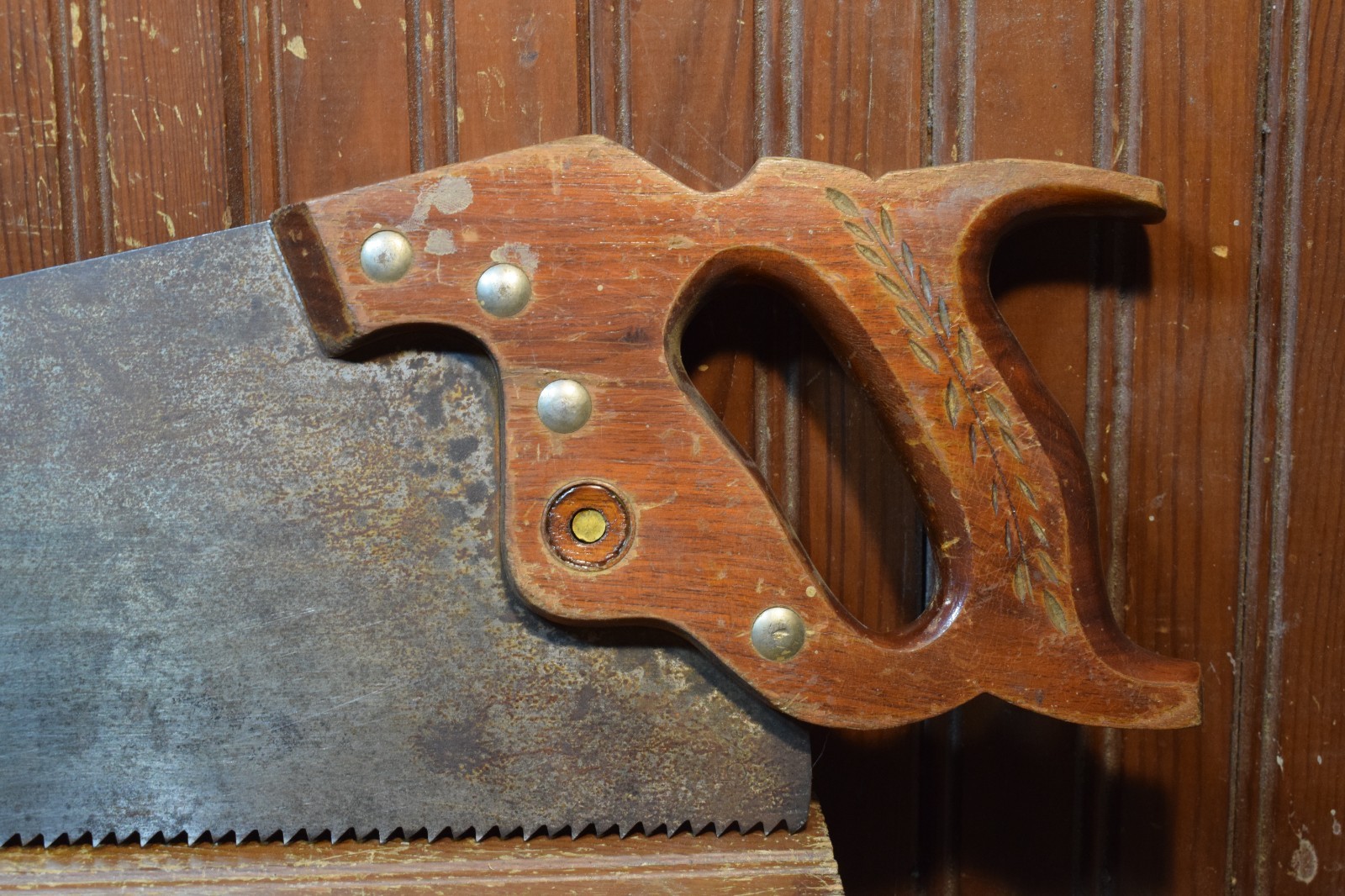 CRAFTSMAN C-15 26 INCH 5 POINTS CROSS CUT CROSSCUT WOODWORK HANDSAW SAW