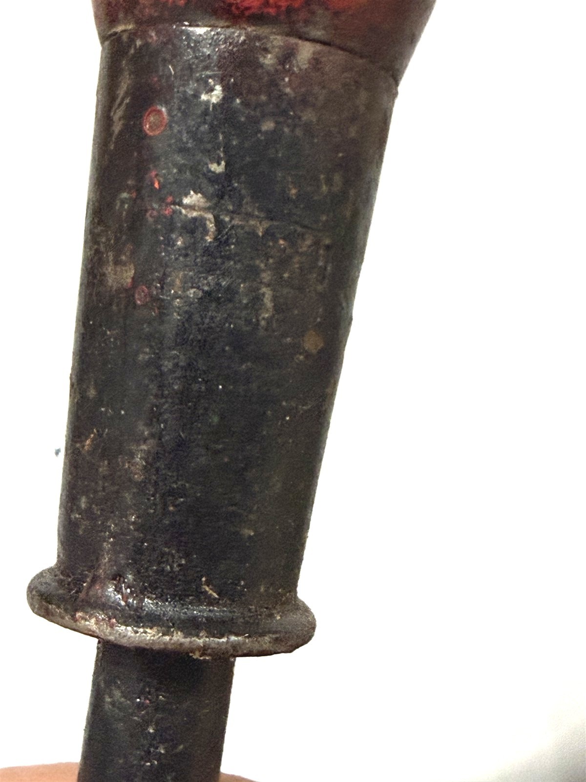 Vintage Wood Screwdriver Flat Head Red Wood Handle Farmhouse
