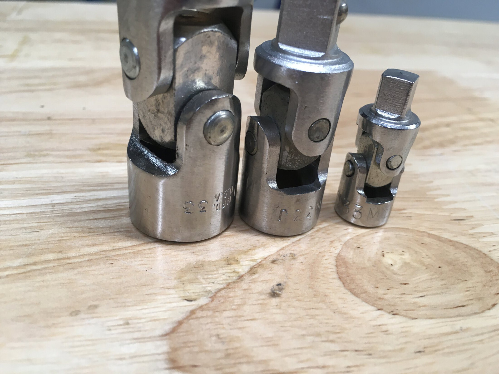 Lot of 3 New Old Stock Thorsen Flex Socket Extensions 1/2″ 3/8″ & 1/4″ Drive