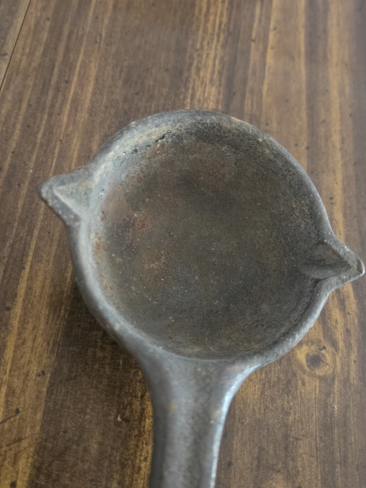 Vtg Malleable Cleveland Ohio Cast Iron Lead Casting Smelting Ladle No. S426