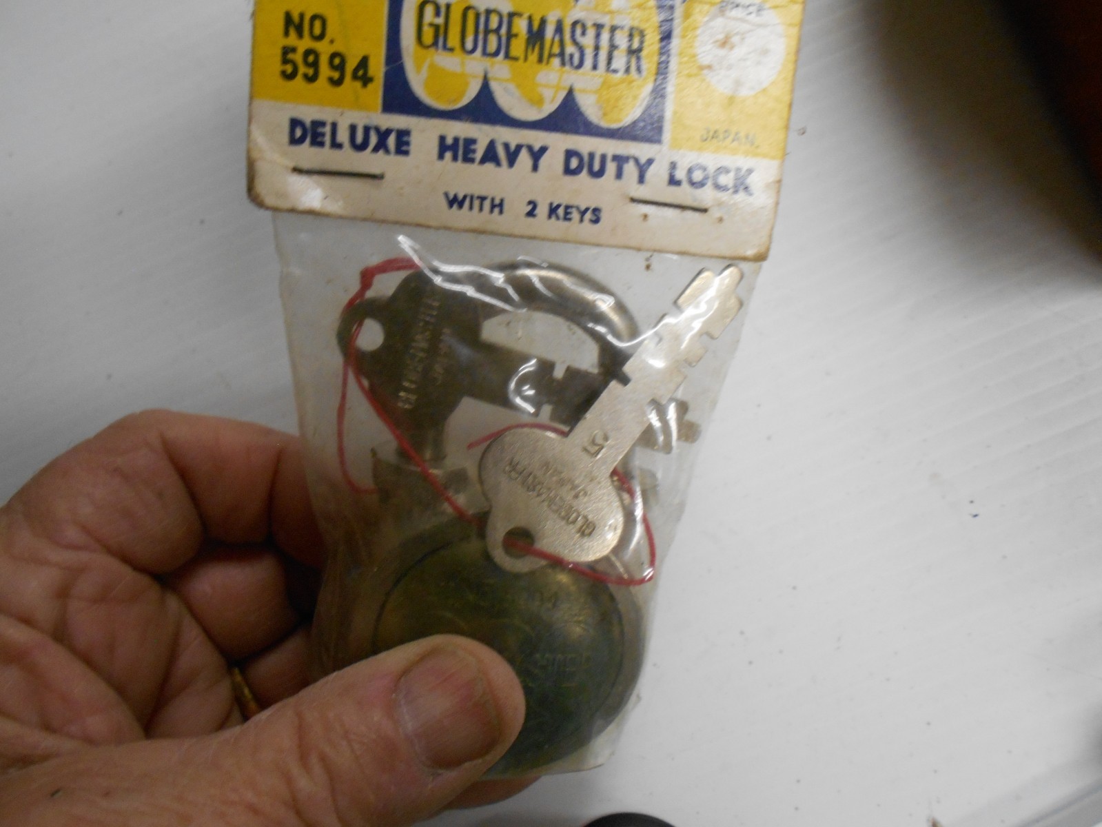 Vintage SEALED Globemaster Pad Lock #5994