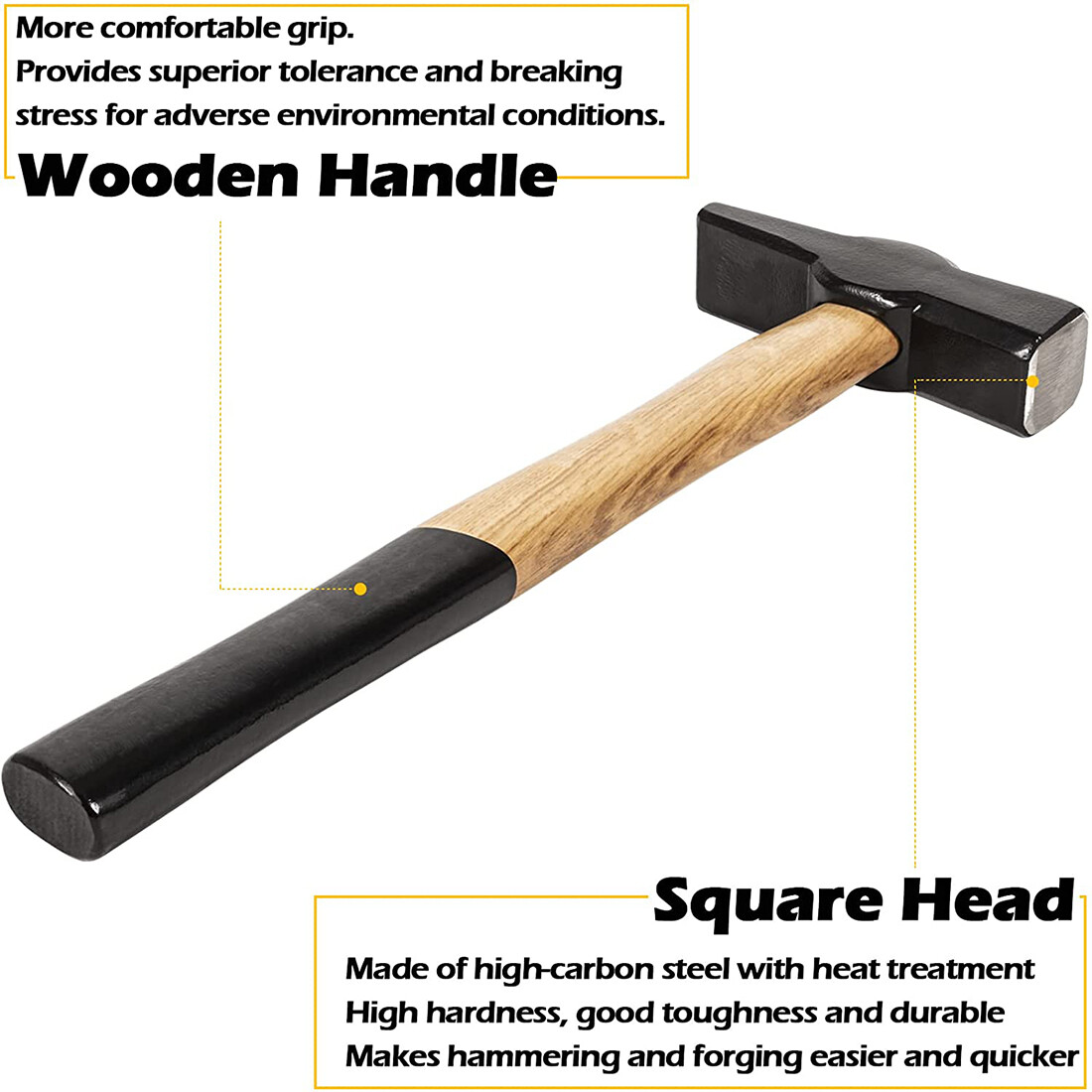 Blacksmiths Beginner Hammer 0000811-1000 Knife Making Metalworking Forge Tool