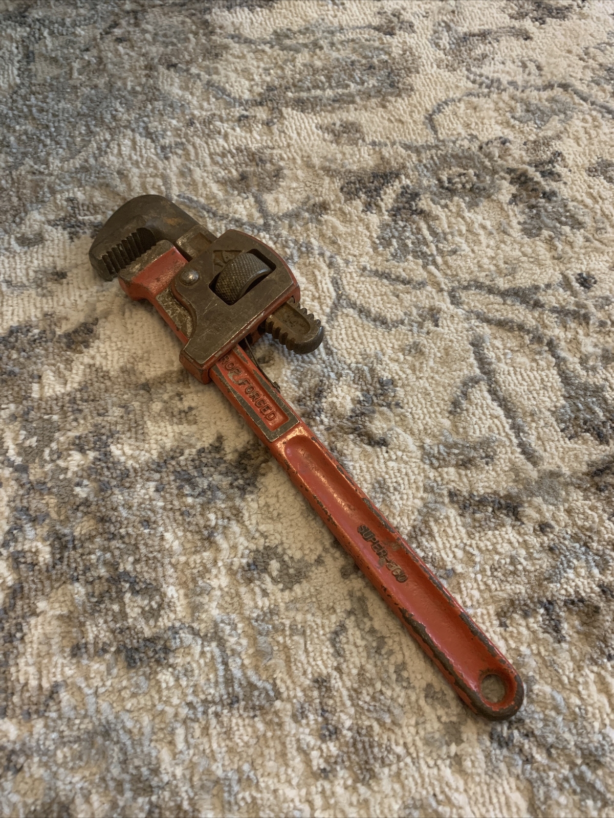 SUPER EGO 14″ HEAVY DUTY DEOP FORGED PIPE WRENCH – MADE IN SPAIN