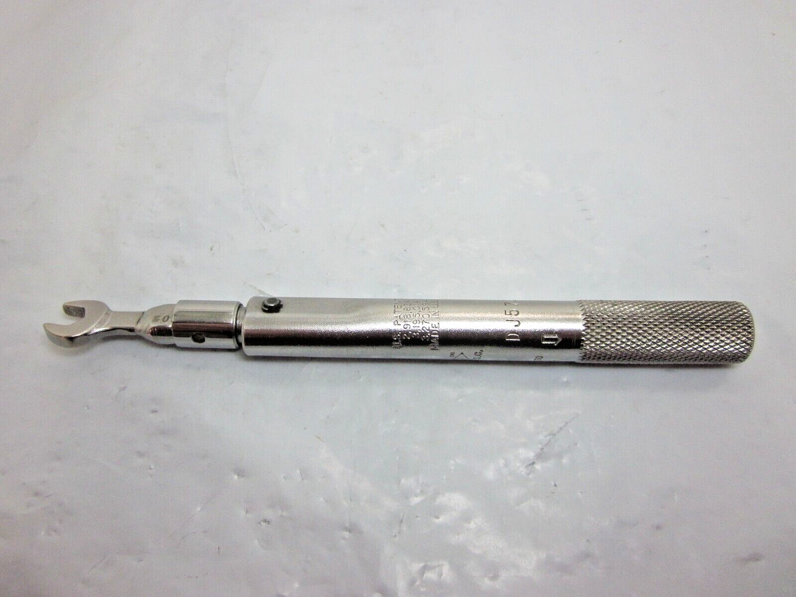 UTICA A5 Fixed Click Type Torque Wrench With 5/16″ Bit Pre Set To 8in lbs Tested