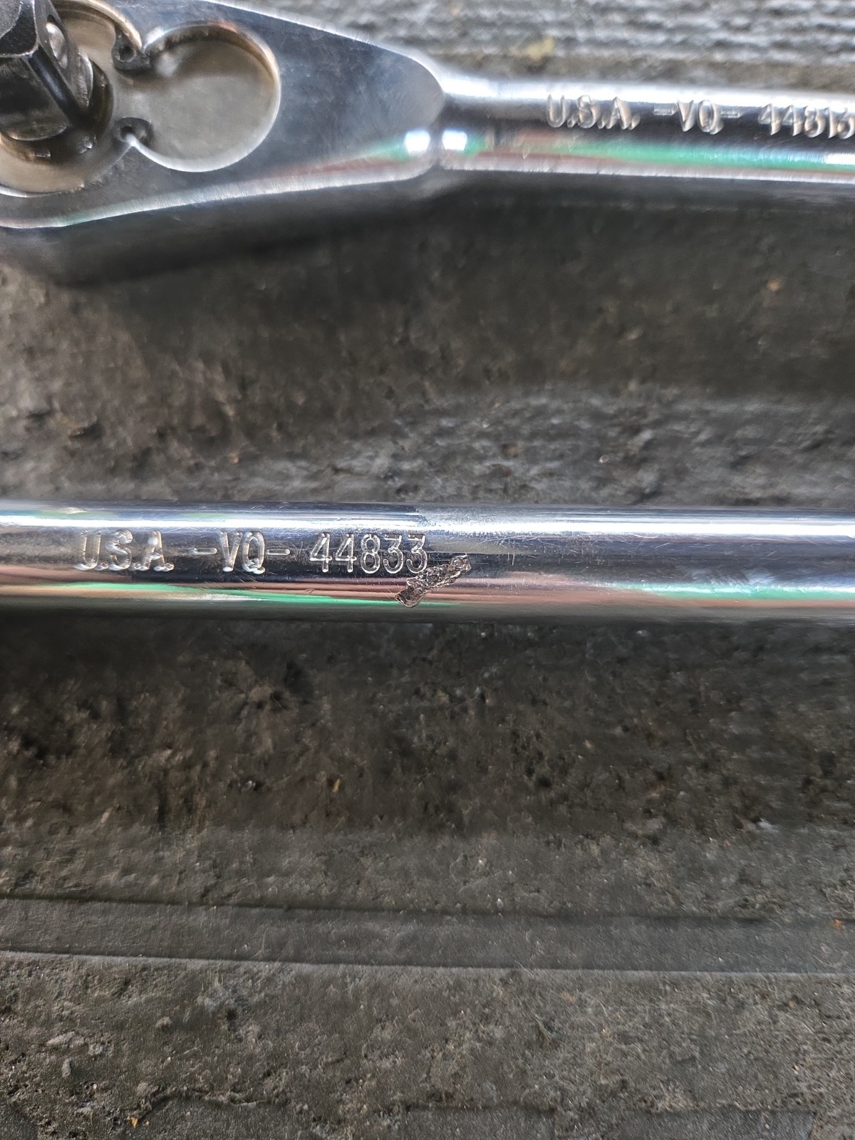 Vntg Craftsman Professional Full Polish Ratchet Set 44813 & 44833 VQ USA.