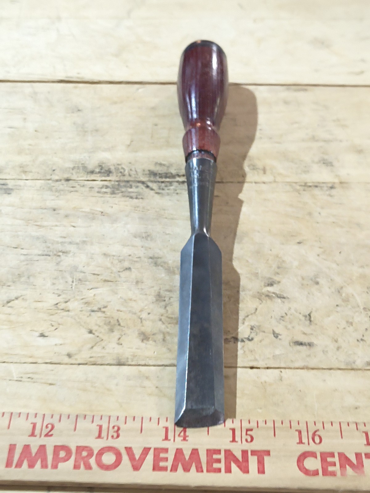 Vintage Stanley 3/4″ Chisel 750 Bevel Edge Wood Handle Socket Chisel