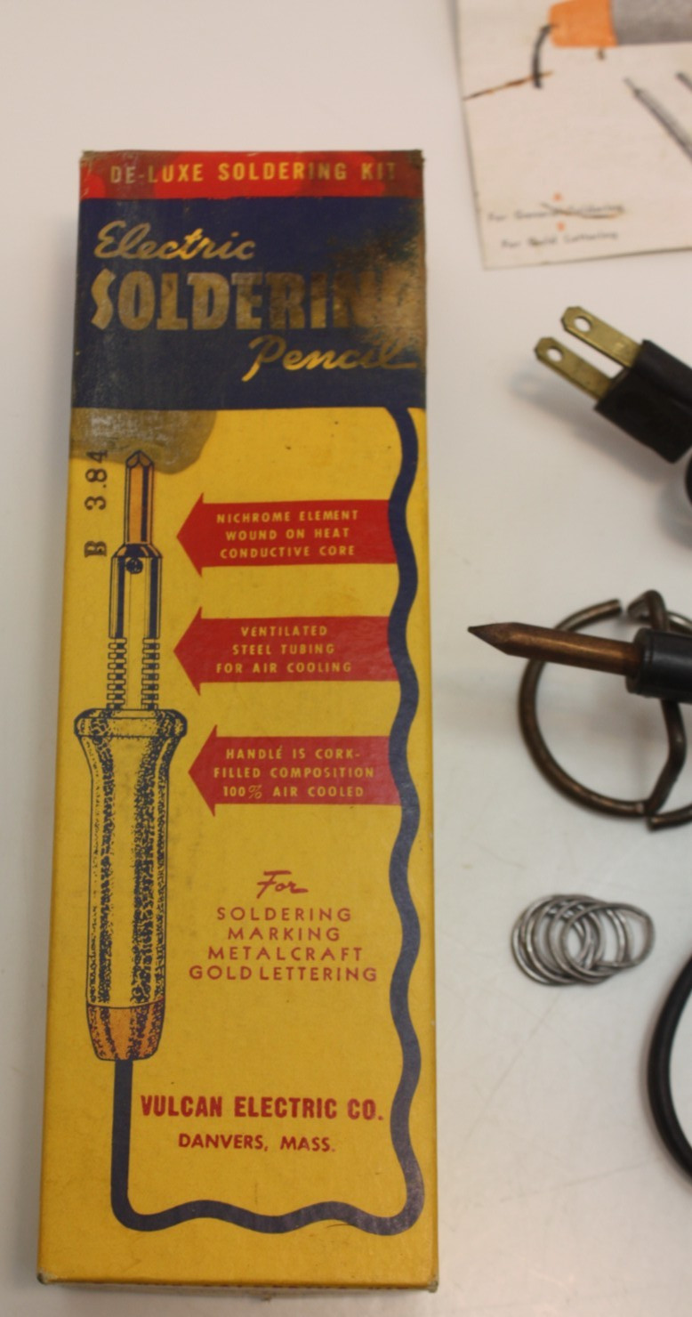Vintage Vulcan Electric Co. Electric Soldering Pencil Unused in Box