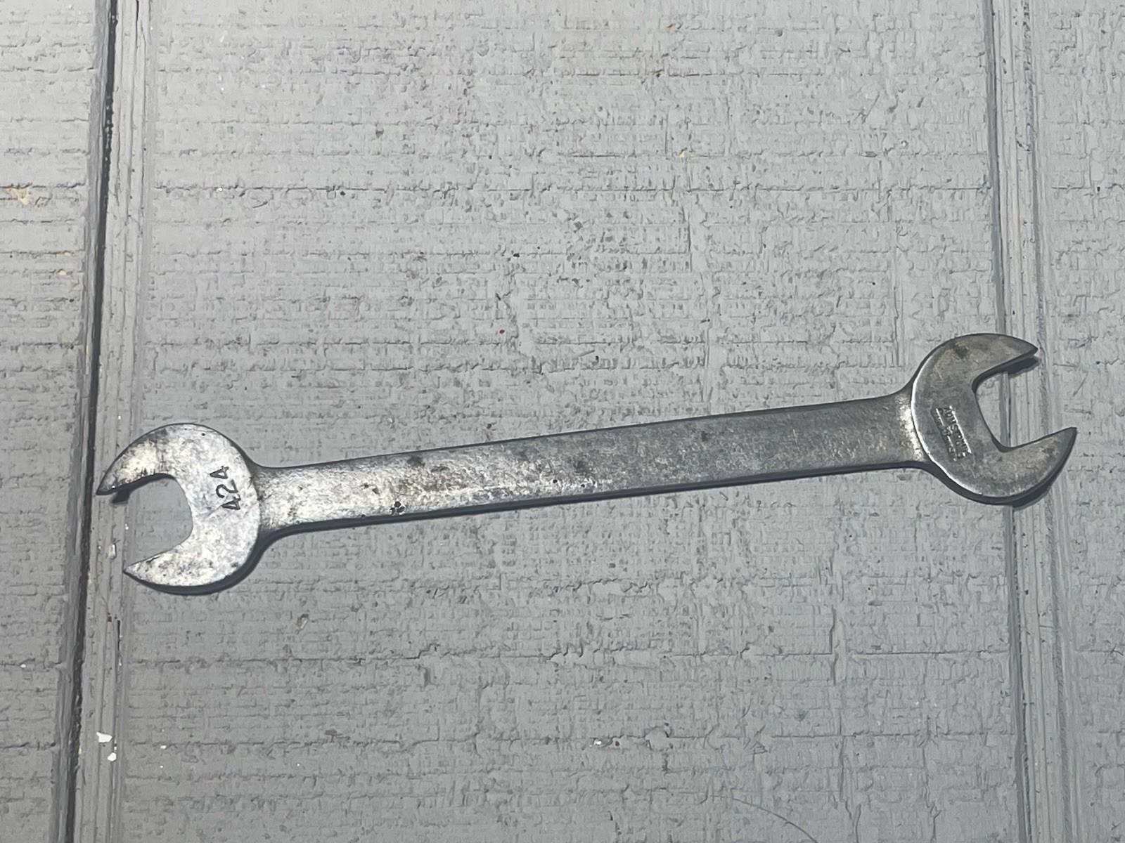 Armstrong 424 USA Open End Tappet SAE Hi Tensile Wrench 5/8 – 11/16 Vintage