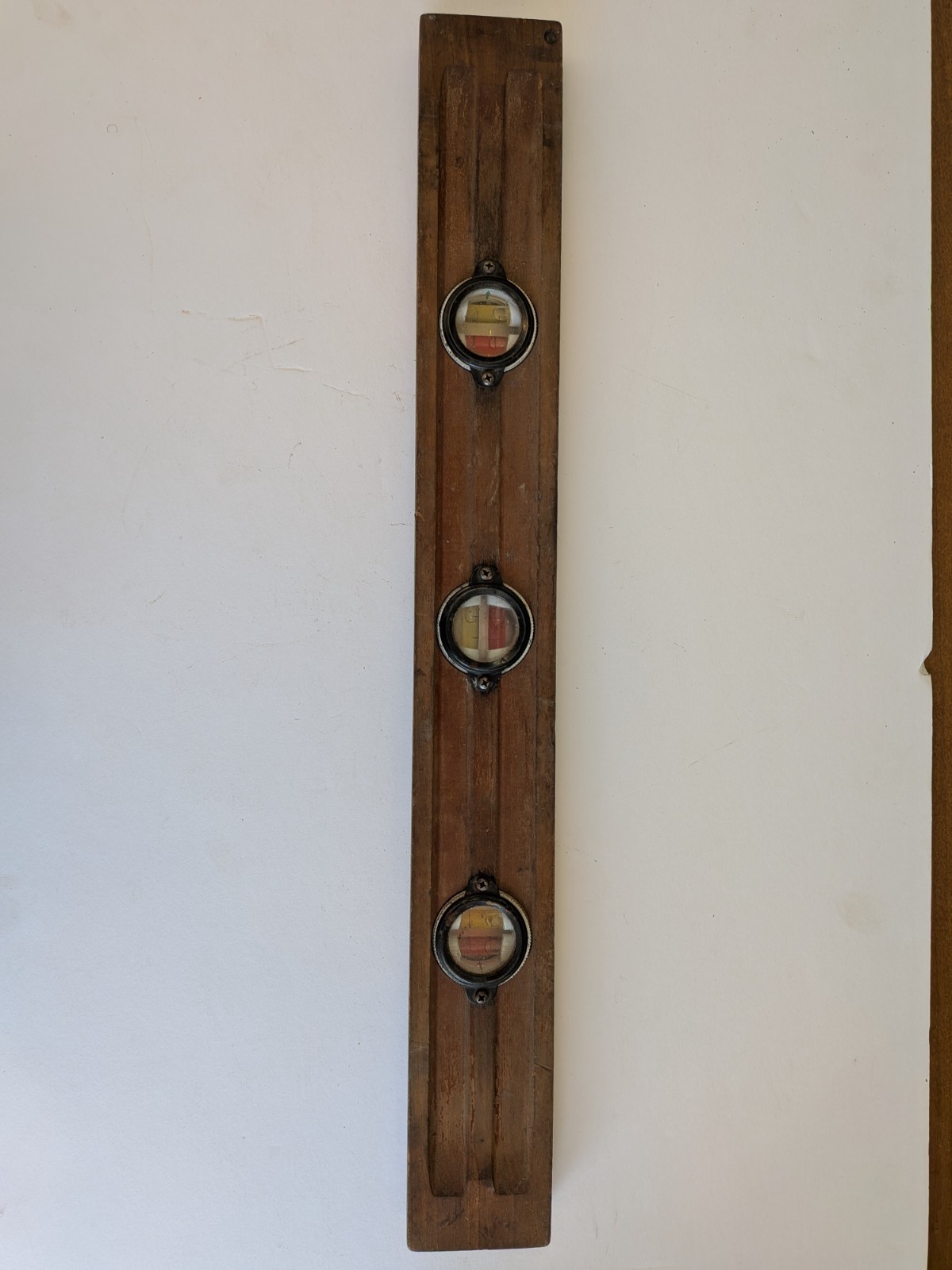 Stanley Rule & Level 24″ No. 23S Red Glass Declivity Ship Builders Level