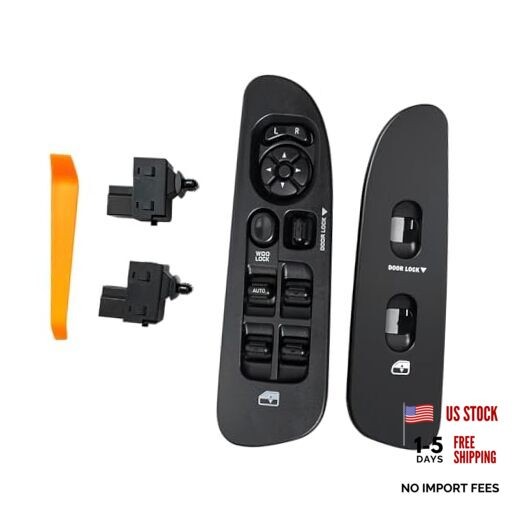 Power Window Master Switch with Bezel Set (Driver&Passenger Side) – Compatible