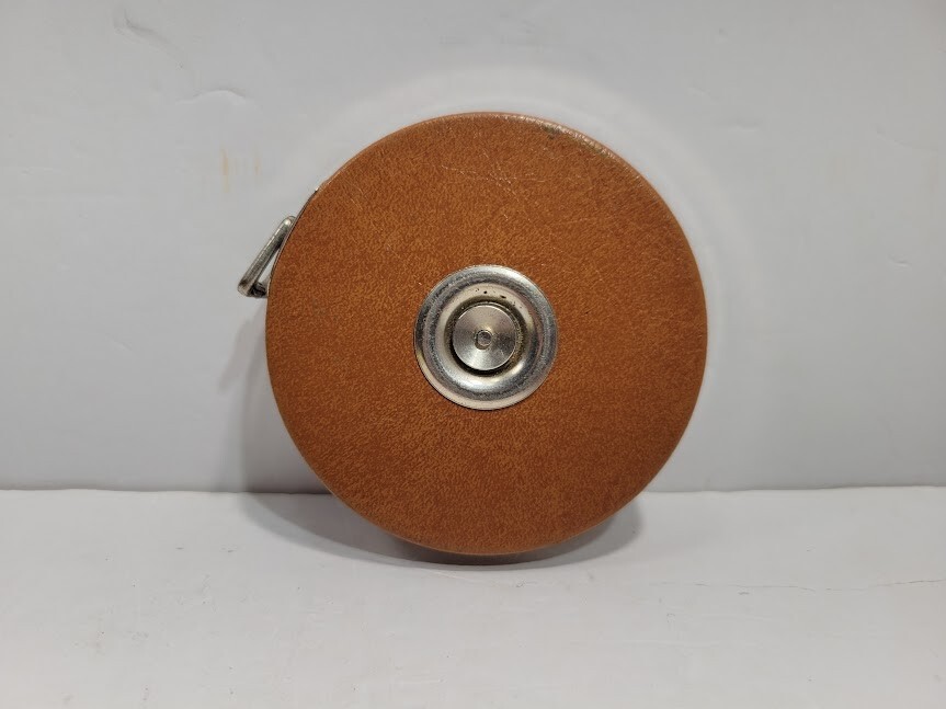 Vintage Evans 50 foot/ 15 meter White-Tape Tape Measure
