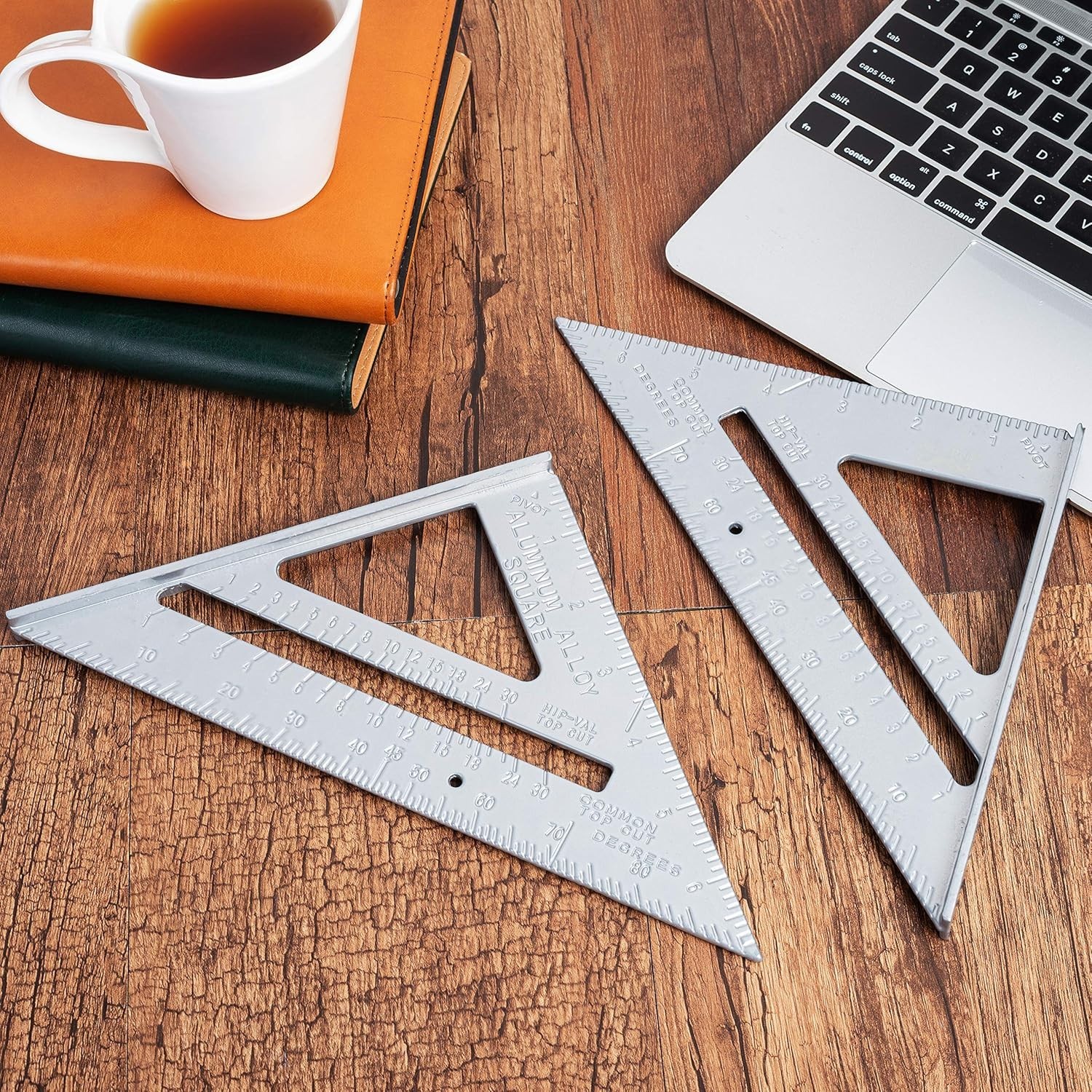 Weather-Resistant Rafter Squares 7″ – Set of 2 for Reliable Measurements