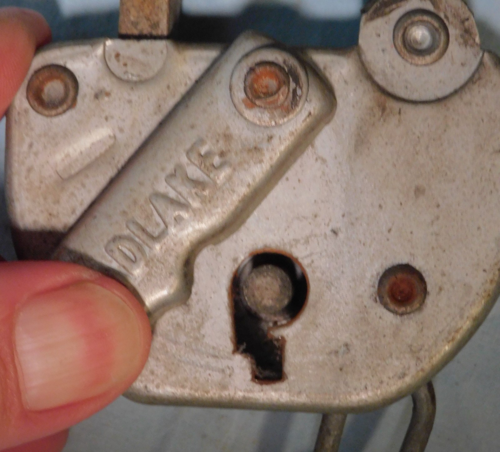 Vintage C76 Adlake Padlock, Unlocked, No Key