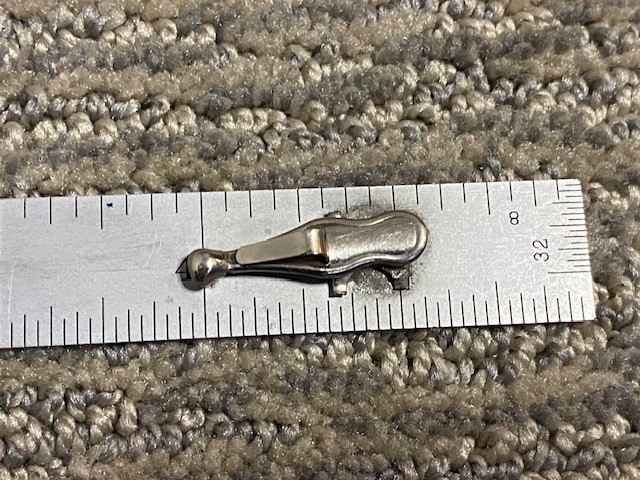 Vintage Starrett No.C604RE 6″ Tempered Stee Ruler W/ Pocket Clip