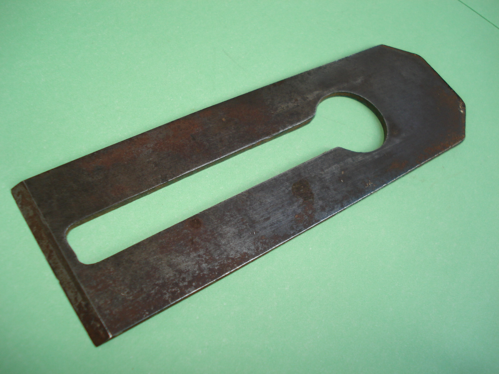 Vintage Antique 1858 Guss Stahl 1.75” Woodworking Plane Blade Tool GERMANY