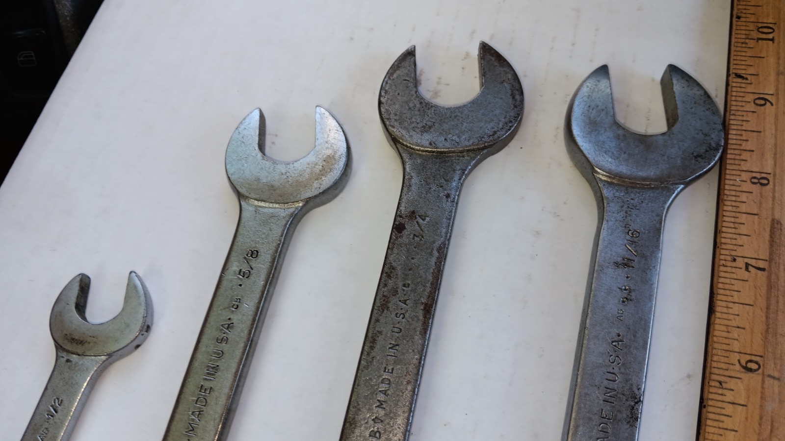 Lot of 4 Vintage Plomb 3039 3036 3034 3026 Combination Wrench Made in USA