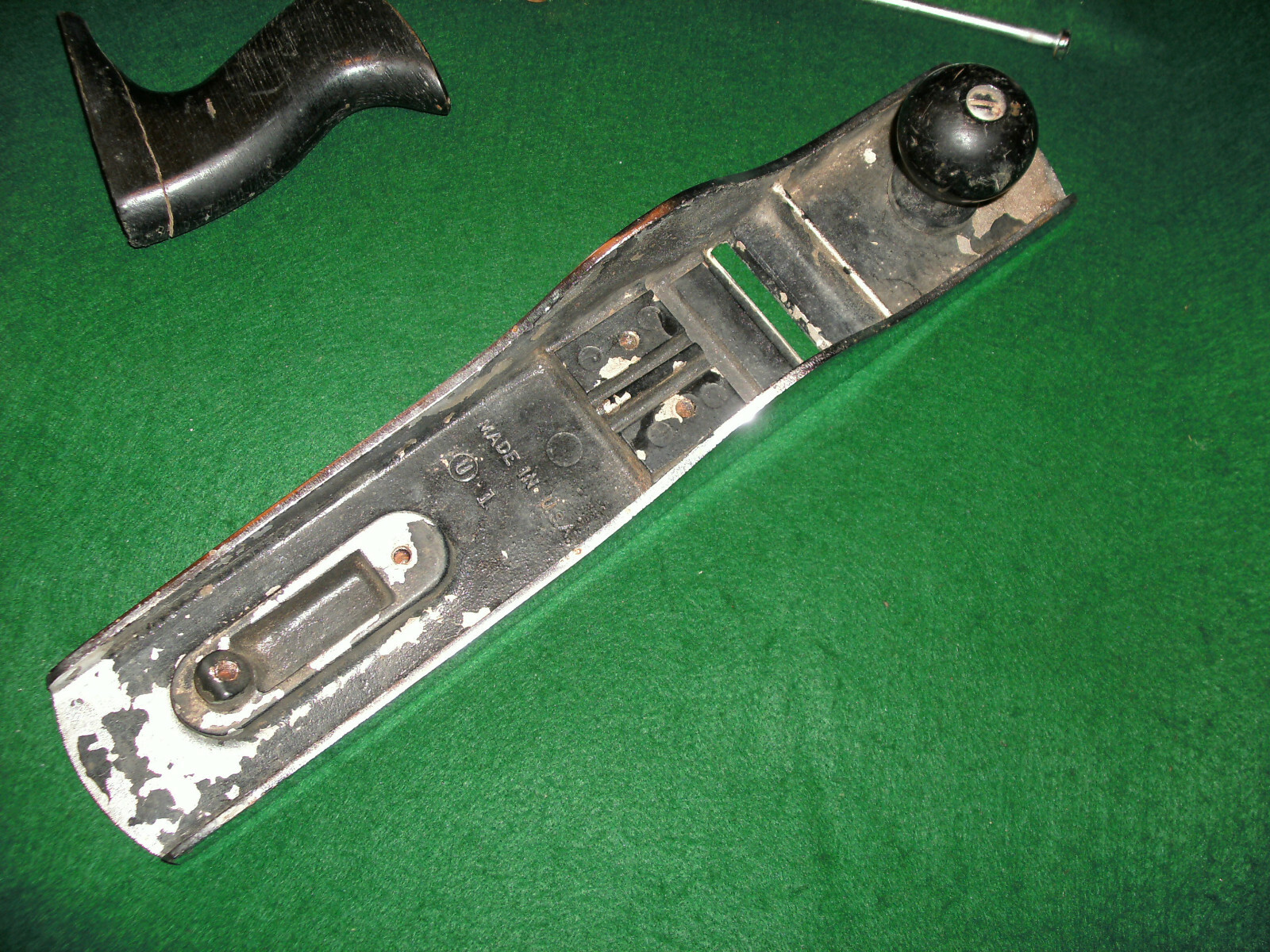 Vintage ParPlus Wood Plane 13-1/2” Chrome Plated Metal Products Corp CT. USA