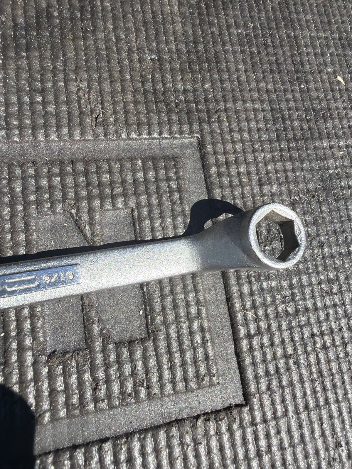 Sears Craftsman Pointy A Logo Double Box End Wrench Six 6 Pt Rare 1/2” X 9/16”