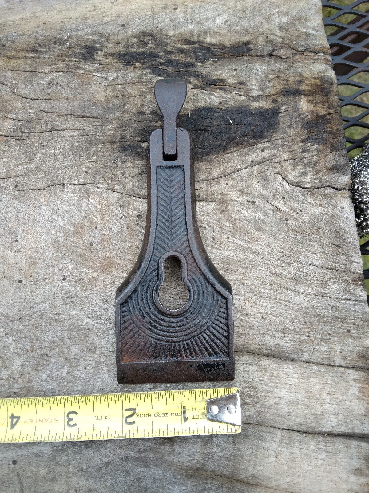 Antique Zenith Wood Plane Lever Cap