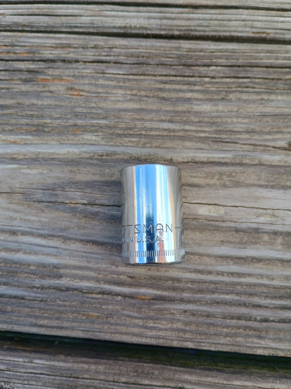 Vintage Craftsman 18mm 12 Point Shallow Socket 1/2″ Drive G 44267 USA