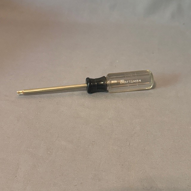 Vintage Tools Craftsman Screwdriver Phillips Torx Star Head 6″ inch Clear T20 US
