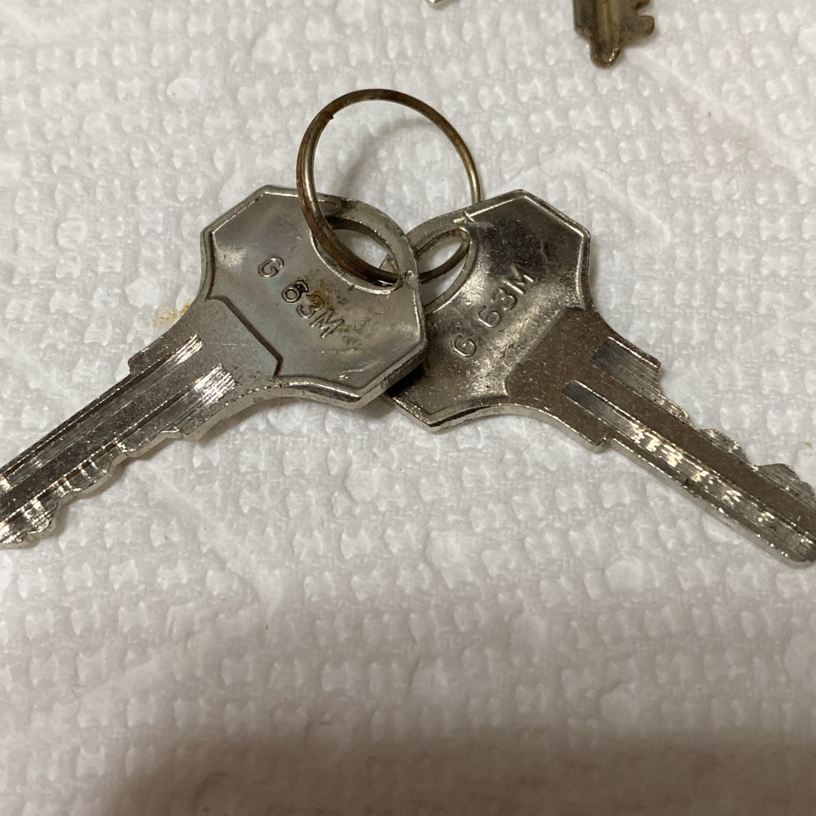 9 Various Silver Small Keys Luggage Lock Box Etc