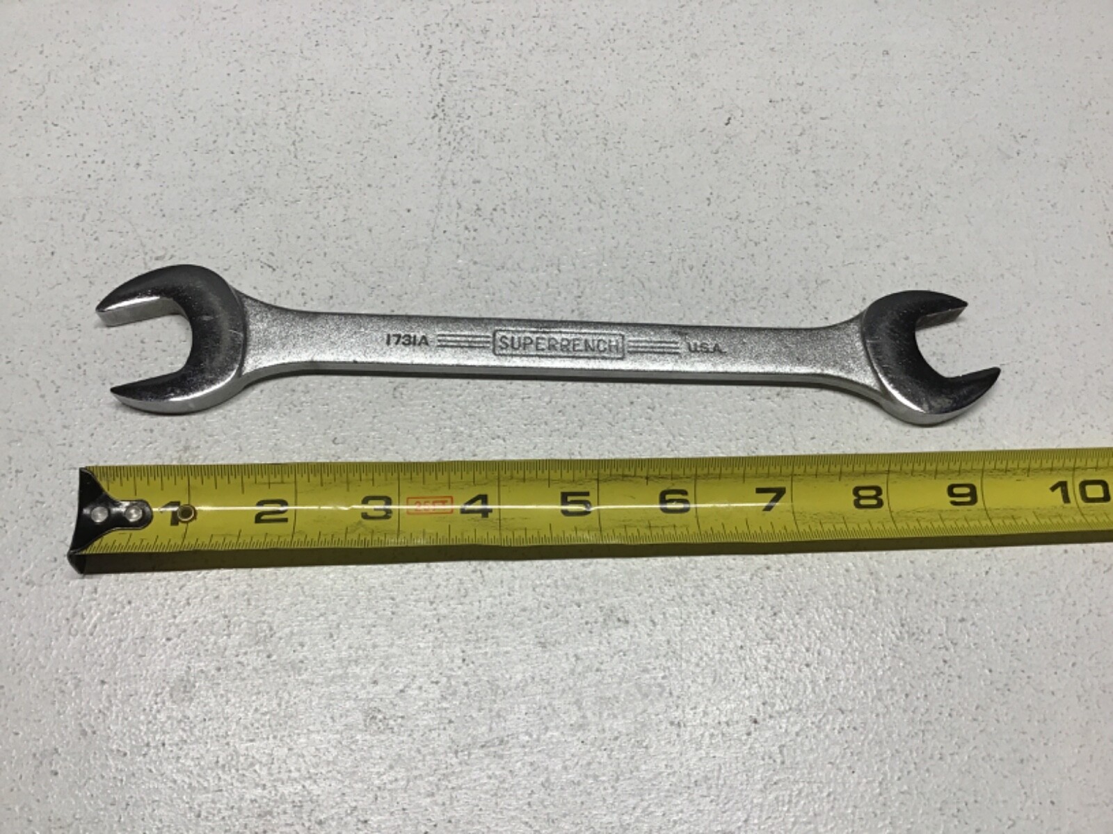 Vintage Williams USA 1731A Superrench 7/8in X 3/4in Open End Wrench
